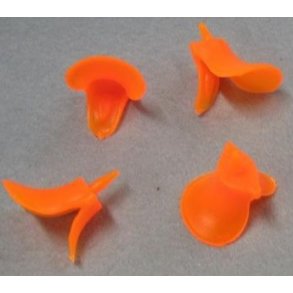 Ande nb, orange, 10 stk, 3x5cm