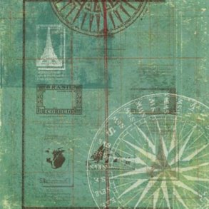 Scrappapir ca. 30X30cm, rejse, paris, eifeltrn, 90g