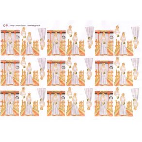 3D ark - Konfirmation. Pige p� bro