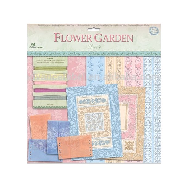 Scrapbooking kit, Classic fra Flower Garden