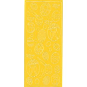 Stickers - Pske, gul m/g