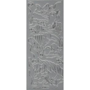 Stickers - Fjolledyr, s�lv