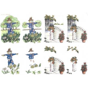 3D ark - Fugleskrmsel, trappe