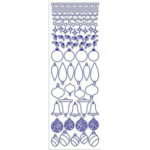 Rub-on, jule motiver, bl�