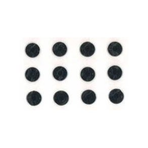 Rhinsten �5mm, sort, 12stk