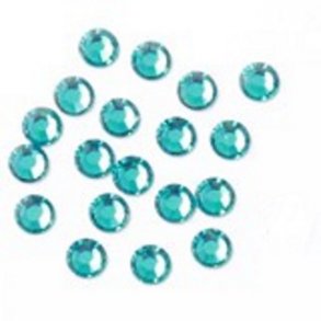 Rhinsten �5mm, tyrkis, 12stk