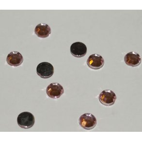 Rhinsten �5mm, rosa, 12stk