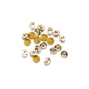 Krystal, klar facet, 3x1,8mm, 25 stk