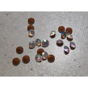 Krystal, changerende facet, 3x1,8mm, 25 stk