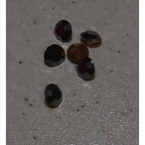 Krystal, gr facet, 7x4,5mm, 6 stk