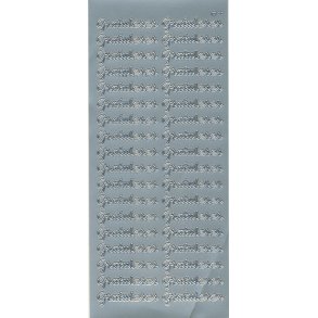 Stickers - Gratulerer, slv