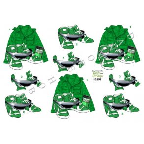 3D ark - Tj og sko, teenager, grn