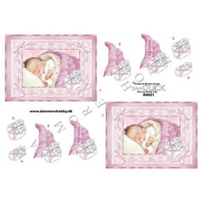 3D ark - Baby, barned�b, pige, sv�b