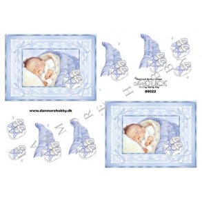 3D ark - Baby, barned�b, dreng, sv�b