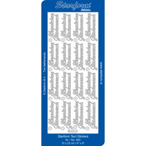 Stickers - Herzlichen Glückwunsch, slv