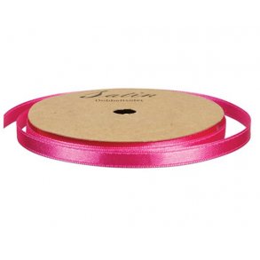 Satinbnd 6mm, 10 m pr. rulle, PINK