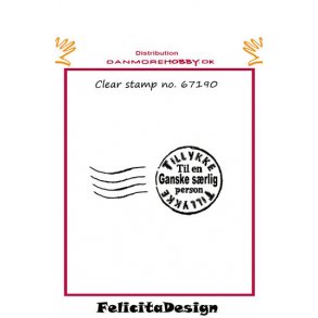 Akrylstempel ca 53x26mm