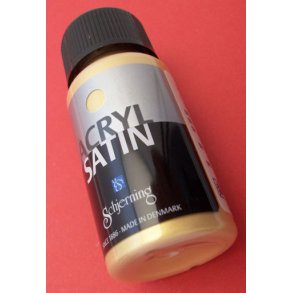 Akrylmaling, halvblank, 50ml, guld