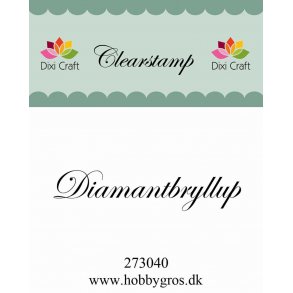 Akrylstempel ca 65x12mm