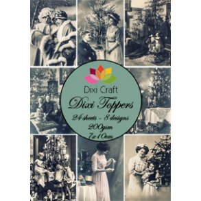 Dixi Craft Toppers, Jul, gamle dage