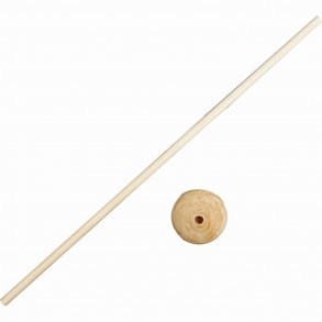 Rundstokke med f�dder, velgnet til t�rresnor