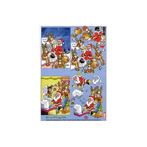 3D ark - Jul, glad julemand