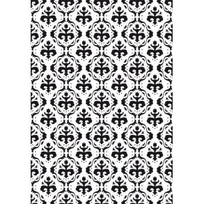 Embossing folder/pr�ge stencil, Barok m�nster ca. 105x150mm (A6)