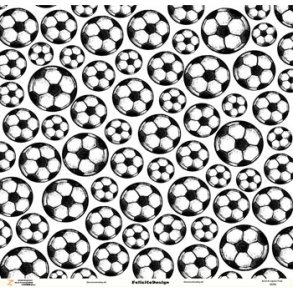 Scrappapir ca. 30X30cm, m/fodbolde
