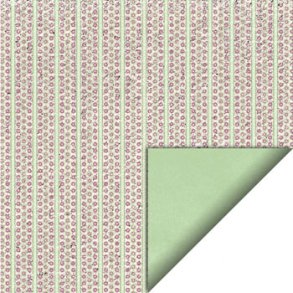 Scrappapir ca. 30X30cm, rosa/mintgrn