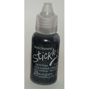 Glimmerlim 18ml, sort diamant