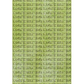 Papir A4, gr�n, konfirmation, m/tekst, 1stk