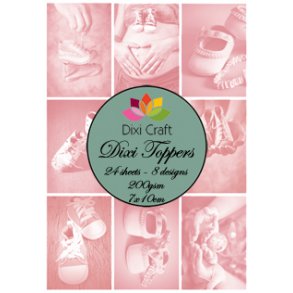 Dixi Craft Toppers, Baby, lyser�d