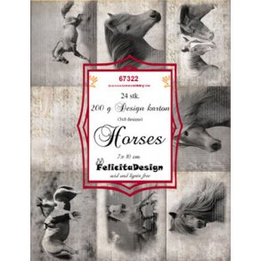 Felicita Toppers, Heste motiver, sepia-s/h-farver