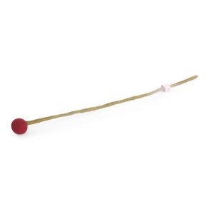 Gry & Sif - Filtet kugle-blomst, m�rker�d �2cm, 1 stk.