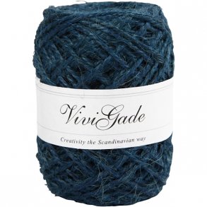 Naturhamp, tykkelse 1-2 mm, bl, London, 30m