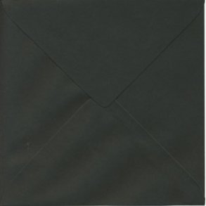 Kuverter 17,0x17,0 cm, sort, 10 stk.