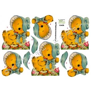 3D ark - Pske, kylling