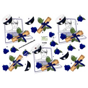 3D ark - Student, bl hue, dreng