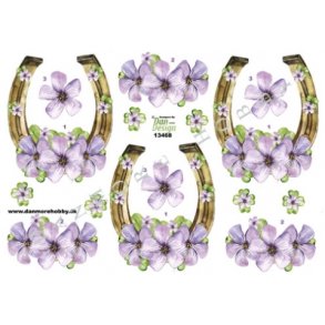 3D ark - Guldbryllup, hestesko