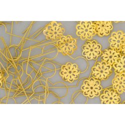 Ophng til pynt, fx g og kugler, guldfarvet, ca. 45 st