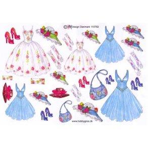 3D ark - Tj og sko, kjoler