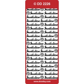 Stickers - Invitation, slv