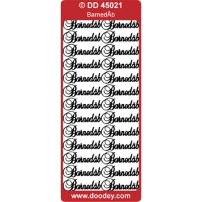 Stickers - Barnedb, slv