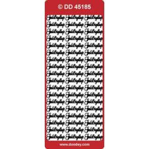 Stickers - Guldbryllup, guld