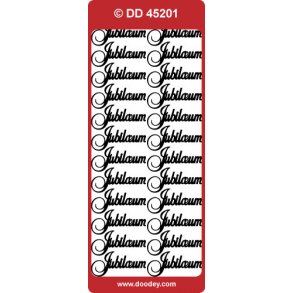 Stickers - jubilum, slv