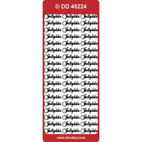 Stickers - Indbydelse, slv