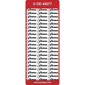 Stickers - Velkommen, guld