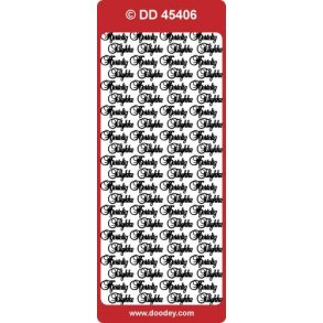 Stickers - Hjertelig tillykke, slv