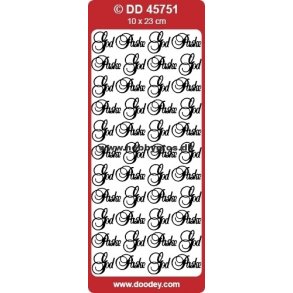 Stickers - Pske m/tekst, slv