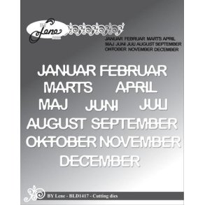 Dies/skre stencils, By Lene's 